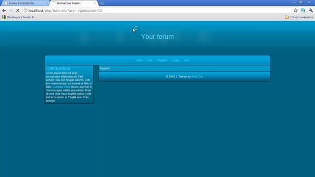 PHP 2 - Creating a login and register script (PART 2) смотреть онлайн