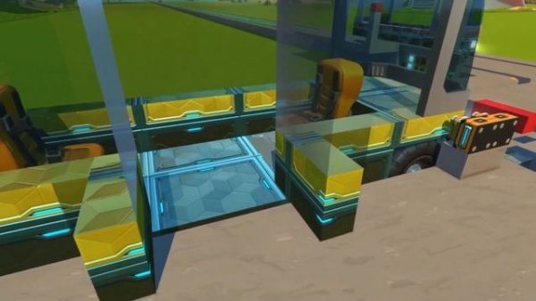 minicart showcase - Scrap Mechanic autonomous train system vanilla