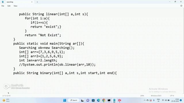 linear searching ll Binary searching ll Java tutorial ll Part 23.. смотреть онлайн