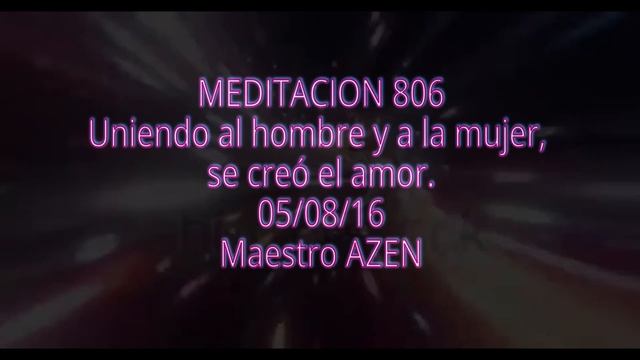 MENSAJE 806✅ ALANISO 2012. UNIENDO AL HOMBRE♂️ Y A LA MUJER,♀️ SE CREO EL AMOR ❤️ Maestro AZEN