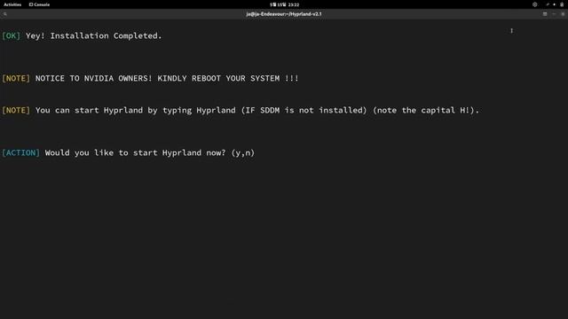 Hyprland on EndeavourOS and Arch based distro with improved install script + nvidia support смотреть онлайн