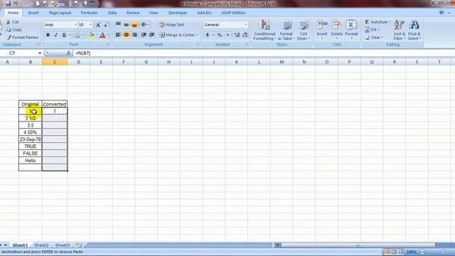 Excel : N Formula in Excel смотреть онлайн