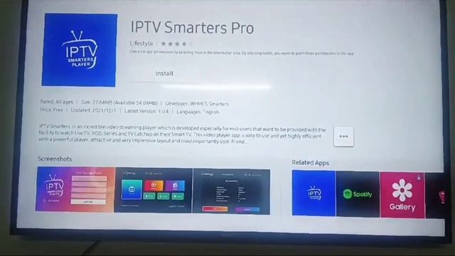 How to install IPTV Smarters Pro app in Smart TV samsung LG and Sony TV смотреть онлайн