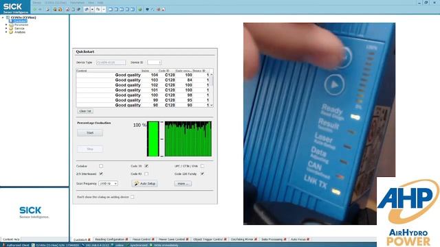 Details of the SICK CLV650 Line Scanner смотреть онлайн