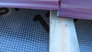 Правильный стык двух листов металлочерепицы на длинном скате. Квинта плюс, металл Сатин 0,5мм