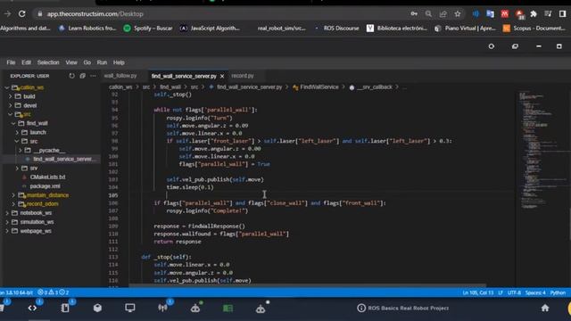 Ruben Vidal ROS Basics Python Project Presentation смотреть онлайн