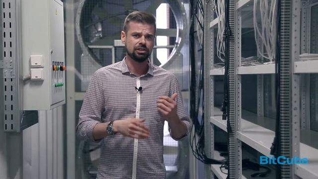 Контейнер для майнинга с охлаждением