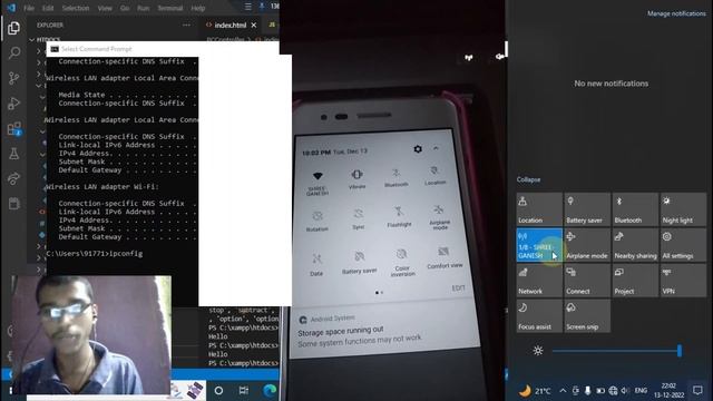 Control PC/Laptop Using Mobile Wirelessly using HTML+CSS + JavaScript + PHP Project смотреть онлайн