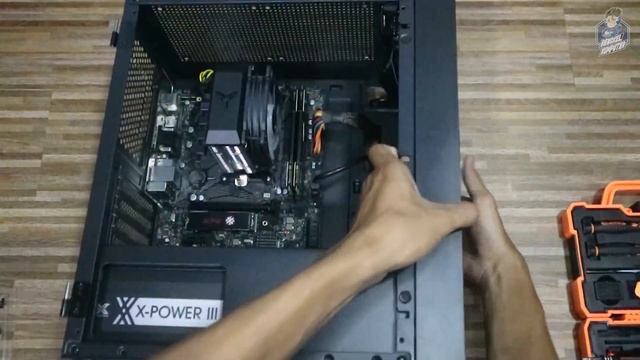 AMD RYZEN 5 5600G - B550M HDV ASROCK - 16GB DDR4 TEAM ELITE+ - PC BUILD