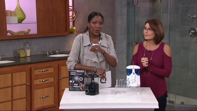 Waterpik Ultra Water Flosser with 6 Tips & 10 Pressure Settings on QVC смотреть онлайн