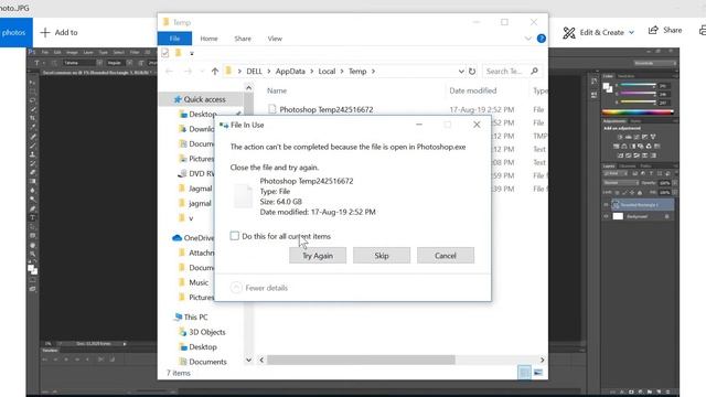 How To Fix Could Not Use The Type Tool Because The Scratch Disks Are Full смотреть онлайн