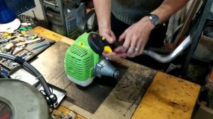 Как правильно заводить китайскую бензокосу.