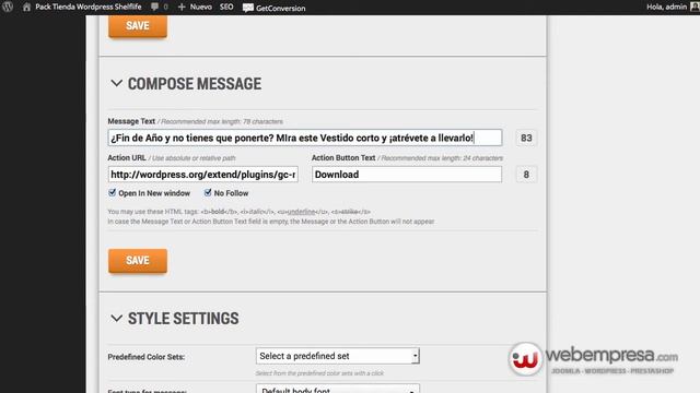 Promover contenidos en WordPress con GC Message Bar смотреть онлайн
