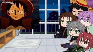 //Реакция аниме персонажей друг на друга//Луффи//One piece//часть 5//