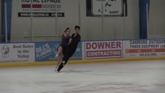 Mychala Collier MacKenzie Mah - Novice Pattern Dance - Argentine Tango - 2017 Canmore Invitational смотреть онлайн
