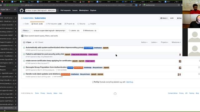 Kubernetes SIG Auth 20160626 смотреть онлайн