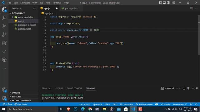 2- process.env.PORT , complete _ E-commerce , Rest Api (Node js , Flutter ) بالعربي смотреть онлайн