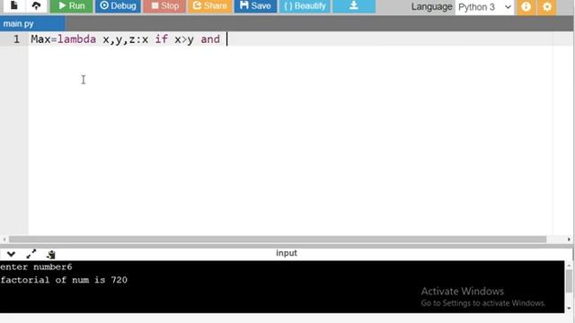 Problem on Lambda function in python смотреть онлайн