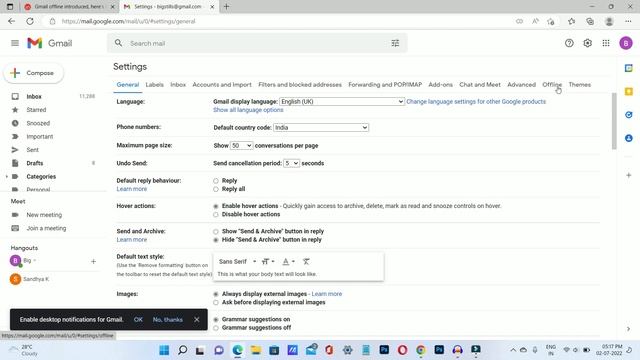 Gmail Without Internet (Send Receive Emails) | How to Access Gmail Offline смотреть онлайн