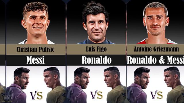 Messi or Ronaldo ?! Famous Footballers Who Choose ? 💥 смотреть онлайн