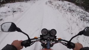 Bajaj Boxer 150 X / Установил эндуро резину / Kenda K270 Dual Sport 4.60-17