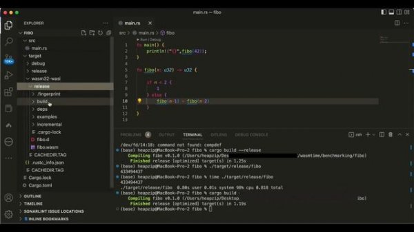 Webassembly: Performance Comparison Analysis between Wasmer and WASMTime
