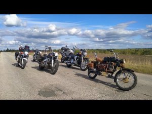 Едем на испытания парового мотоцикла часть 2