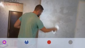 Мокрый шелк, декоративная краска, как легко украсить свои стены.