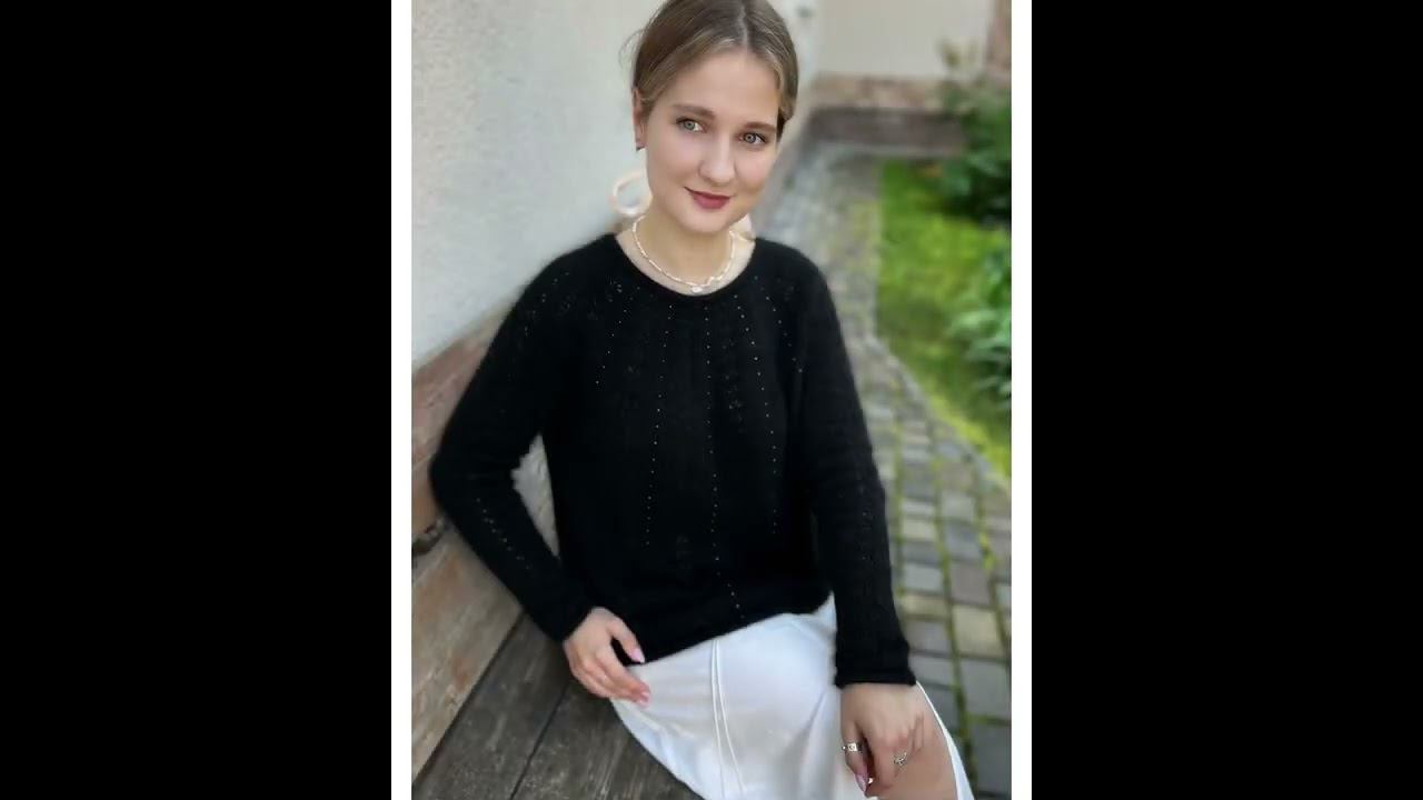 Мастер класс на Топ и Джемпер Гармония Водопада. Круглая кокетка. Мк на сайте annaboronbekova.ru смотреть онлайн