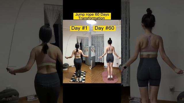 Jump rope transformation 60 days jumping rope weight loss#jumprope #jumpropetransformation смотреть онлайн