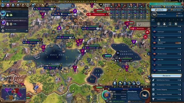 The No Campus Challenge | Civilization 6 - Gathering Storm | Gilgi-Bro - Episode 16 [Almost] смотреть онлайн