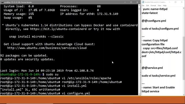 Ansible roles and its creation part 2 смотреть онлайн