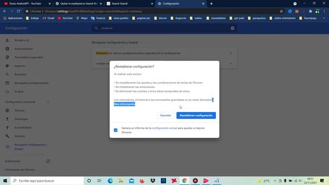Cómo reparar los redireccionamientos de Google Chrome - Eliminar el virus de Chrome смотреть онлайн
