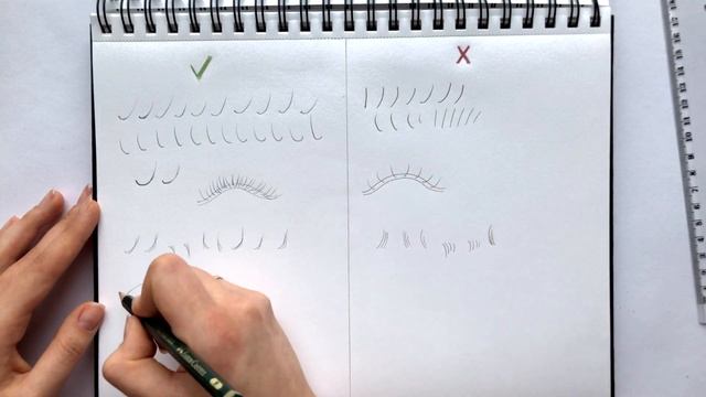 How to Draw Eyelashes│Step by Step Tutorial смотреть онлайн