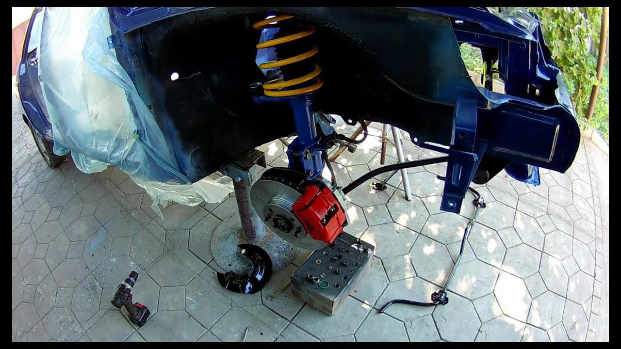 Десятка за 17 тыо. Красим ходовую - увеличиваем мощность. смотреть онлайн