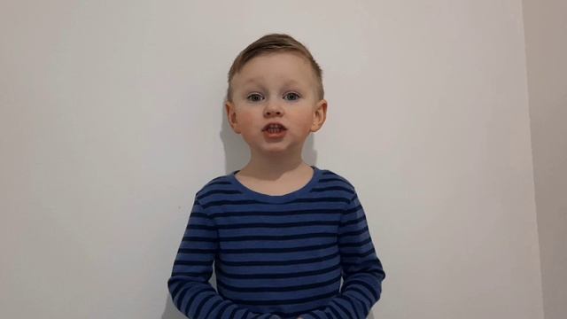Если хочешь жить легко и до Бога близко. Стишок в 3 года) смотреть онлайн