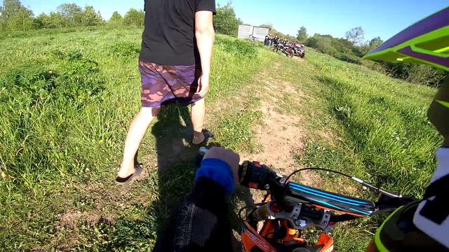 в 7 лет на детском питбайке 7й выезд MotoLand CRF 10 70cc AT