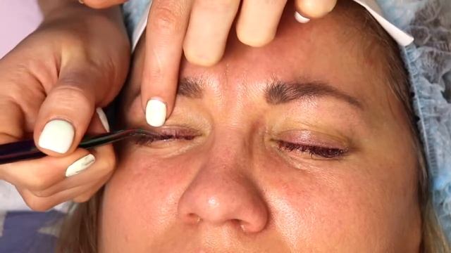 Снятие ресничек \ Lashmaker Ольга смотреть онлайн