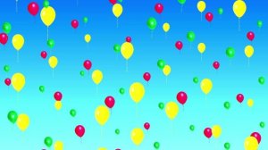 Футаж Шарики летят. Красивый фон для видео-монтажа