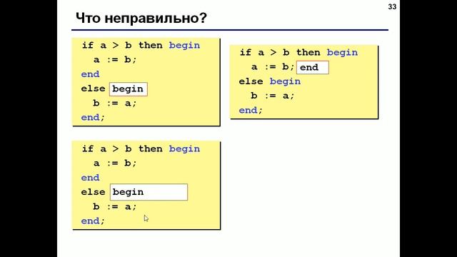 Условный оператор в Pascal(по презентации К. Полякова) смотреть онлайн
