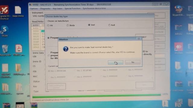 seat ibiza key programming using vvdi2 spare key programming issues with vvdi2 make dealer key. смотреть онлайн