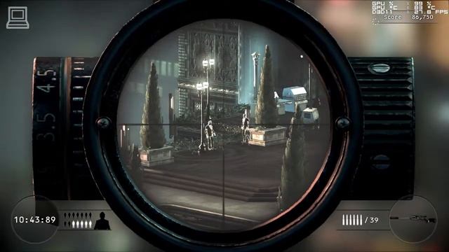 Hitman Sniper Challenge Gameplay GeForce 210 смотреть онлайн