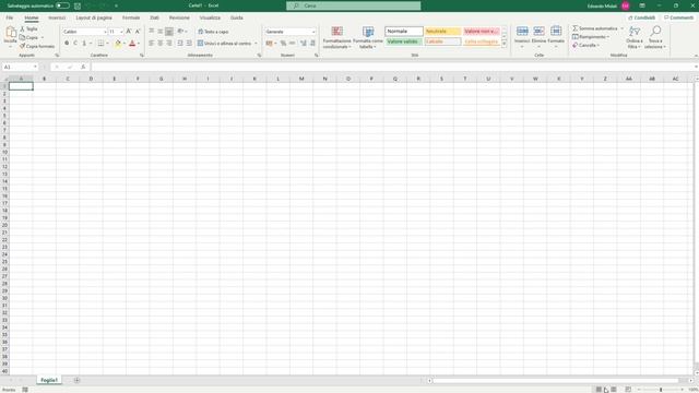 Introduzione interfaccia - EXCEL TUTORIAL ITALIANO 01 [Corso 2023] смотреть онлайн