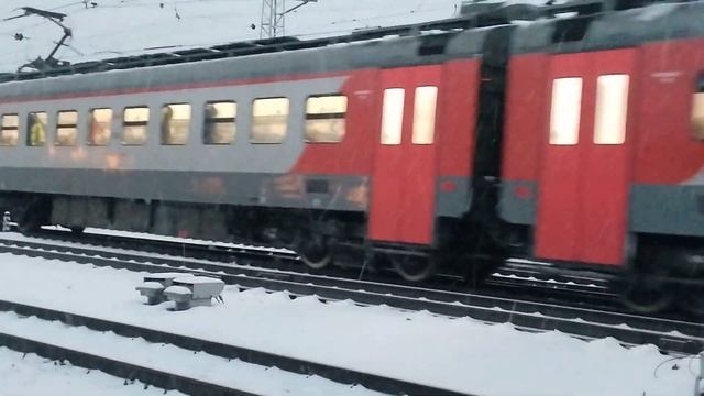 ТЭМ18Д-146 и ЭП2Д-0243 #поезда #ржд #эп2д #тэм18д