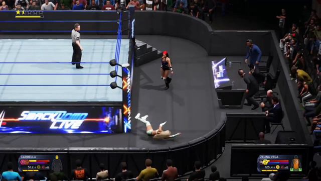 WWE 2K SMACKDOWN ZELINA VEGA VS CARMELLA (read description) смотреть онлайн