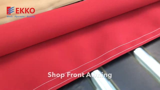 Shop Front Awning - EKKO Blinds Production & Installation
