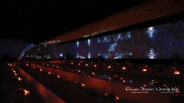 Video Mapping in Royal Saudi Wedding, in Armani Hotel by Olivier Dolz Wedding Planner-Dubai-PART 2 смотреть онлайн