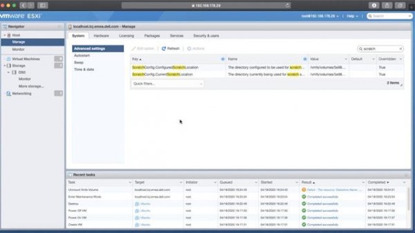 How to unmount datastore in VMware vSphere ESXi 6.7 | Solve the Error