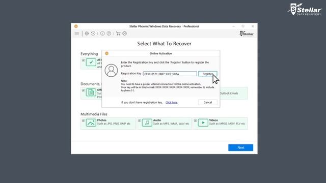 How to Activate or Register Stellar Phoenix Windows Data Recovery-Professional? смотреть онлайн