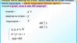 ЕГЭ БАЗА Подъезды Этажи Квартиры